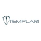 Templari logo with shield and sword icon in gray